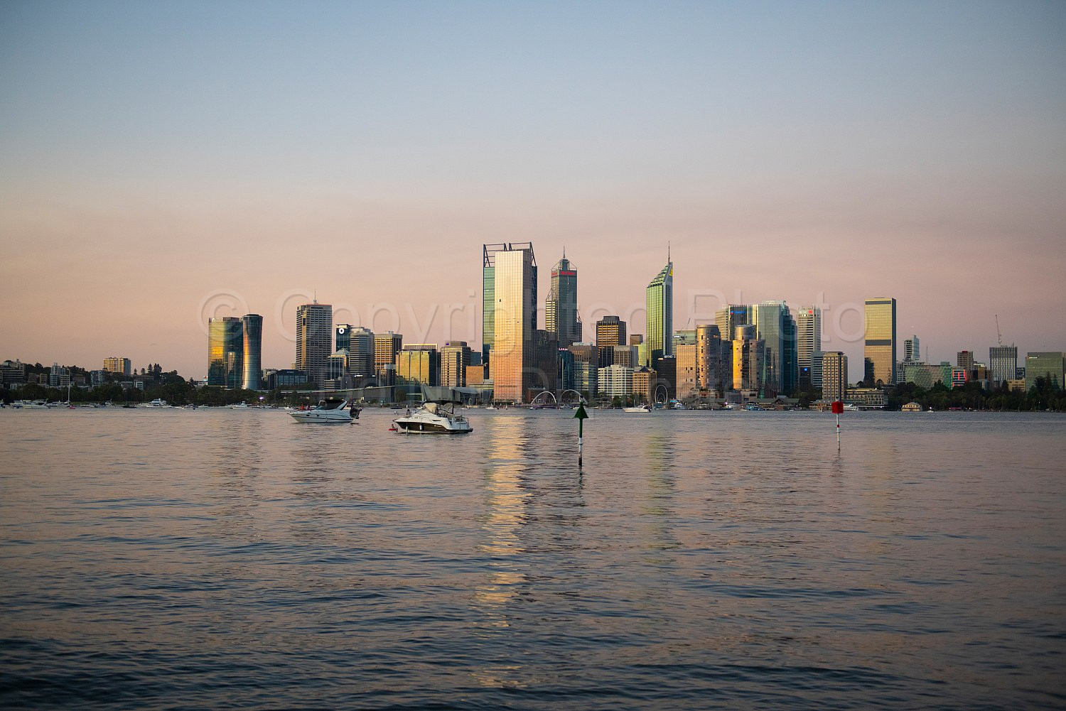 Perth Panorama New Years Eve